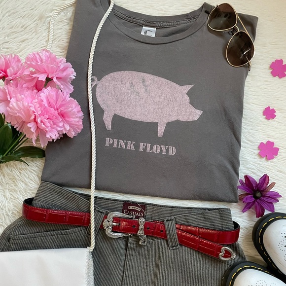 Vintage Pink Floyd pig print graphic muscle tank - Picture 12 of 17